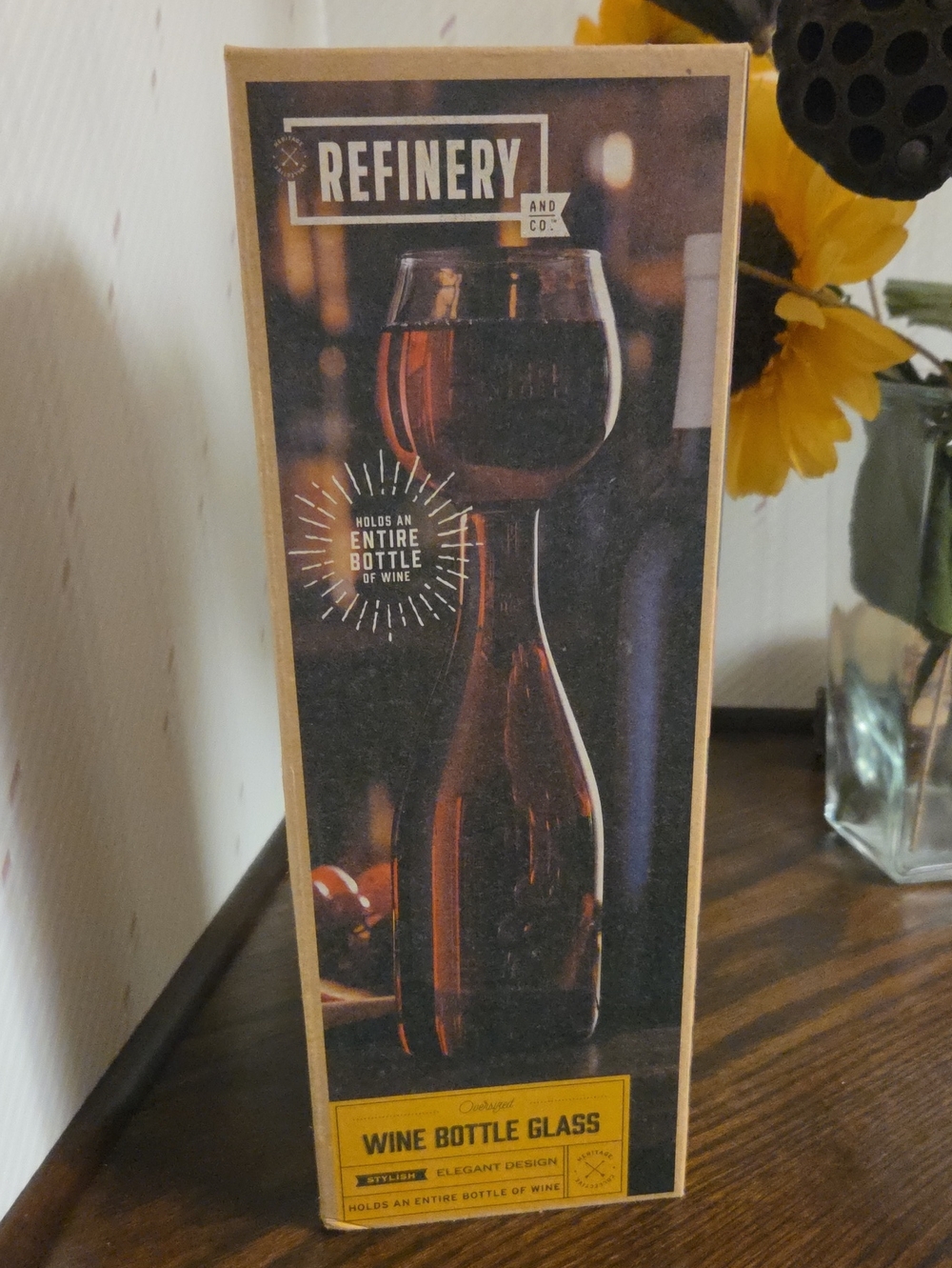 Refinery Wine Bottle Glass